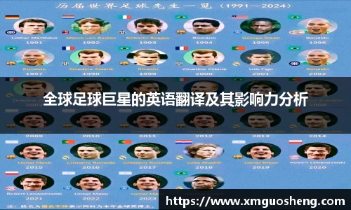 全球足球巨星的英语翻译及其影响力分析